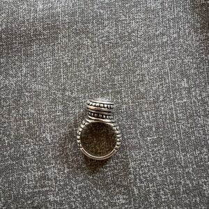 Retired James Avery African Beaded Ring